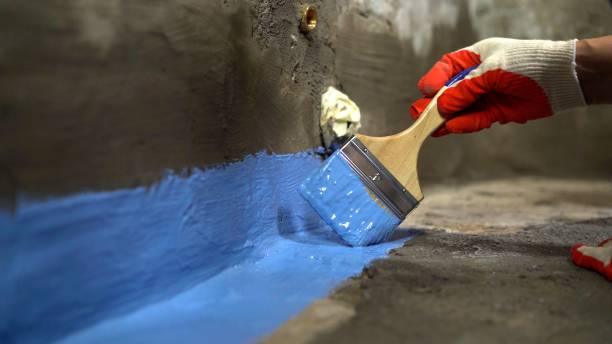Commercial Exterior Waterproofing project at a Tallassee, AL business property by SJ Waterproofing Pros